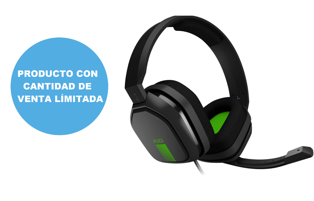 [101508] Auricular c/mic Astro A10 Grey/Green Xbox PS4 Nint PC MAC 939-001595