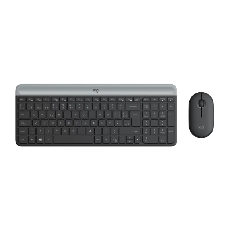 [100696] Teclado y Mouse Logitech Wir MK470 Slim Black 920-009266