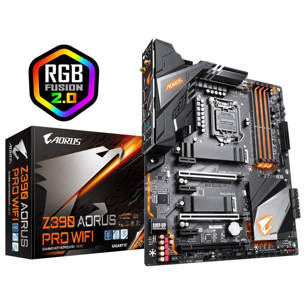 [101526] Mother GIGABYTE Z390 AORUS PRO WIFI s1151 DDR4 (8va y 9na Gen) (4299)