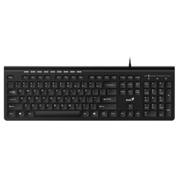 Teclado Genius SlimStar 230 II BLK USB Black