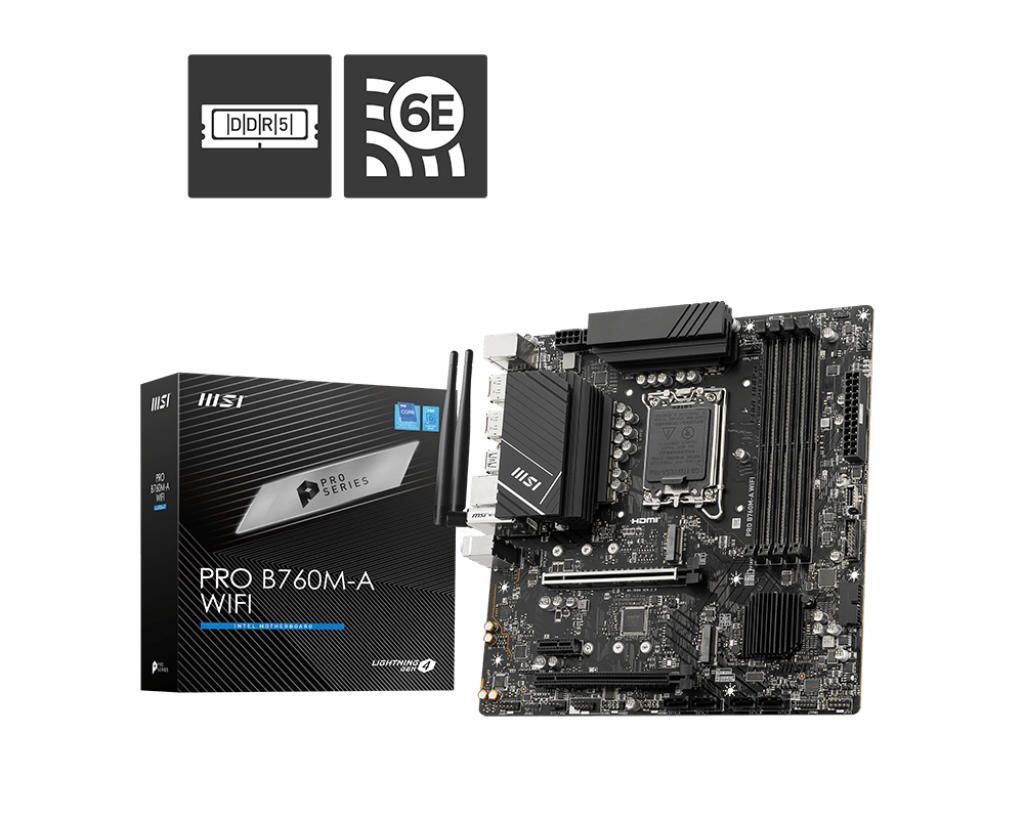 Mother MSI PRO B760M-A WIFI DDR5 1700