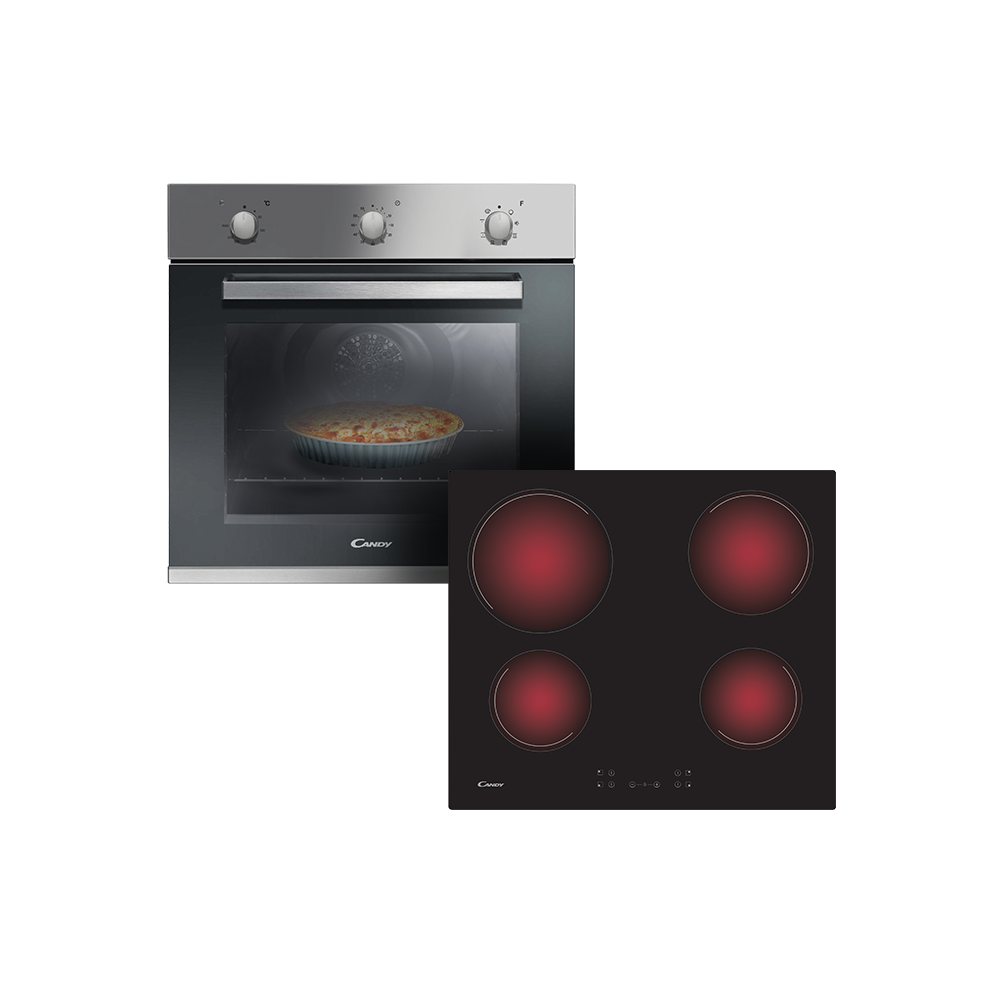 [101601] Horno+Anafe Candy CH64CCB + FCP 602 X