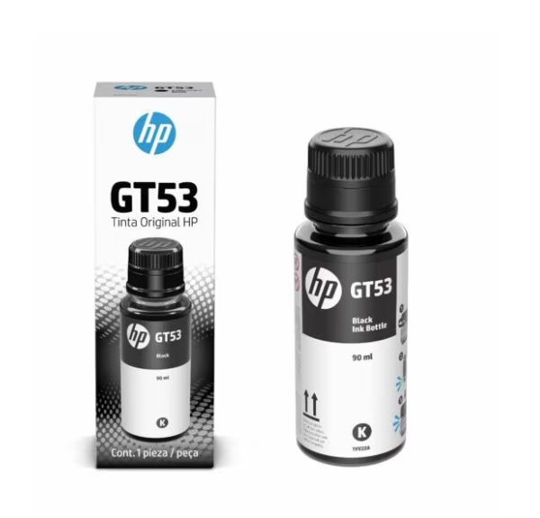 Botella de Tinta HP GT53 90ml Negro 1VV22AL