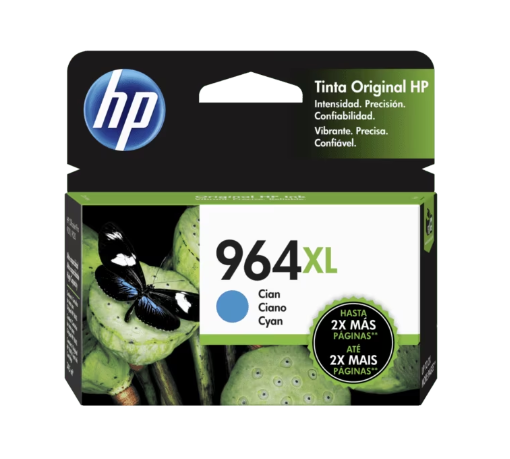 Cartucho HP 964XL Cyan Original Ink Cartridge