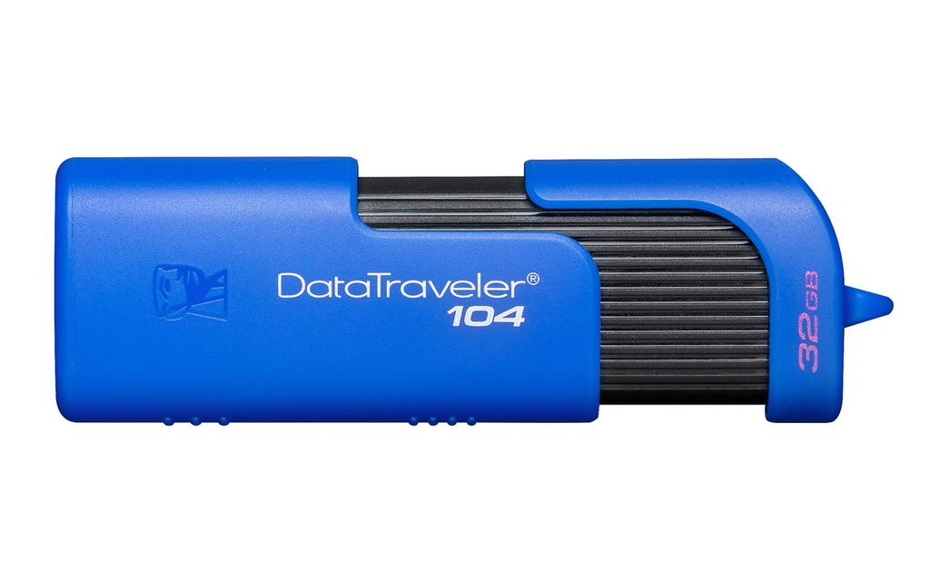 [101638] Pen Drive KINGSTON 32GB 2.0 Data Trav AZUL DT104 (3555)