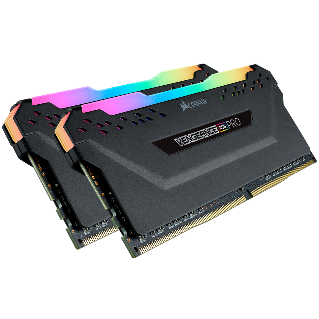 [101661] Memoria DDR4 Corsair 16Gb (2x8Gb) 3600 MHz Vengeance RGB Pro Black (4852)