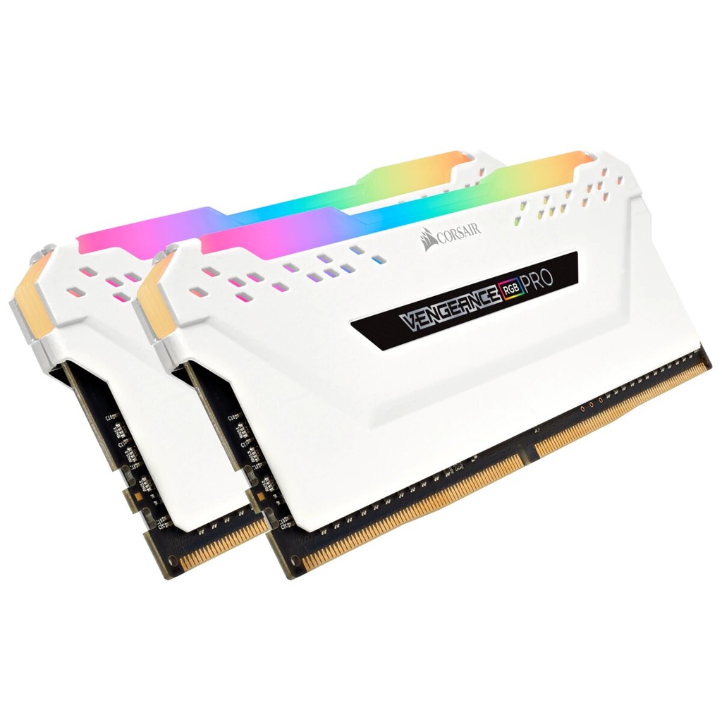 [101664] Memoria DDR4 Corsair 32Gb (2x16Gb) 2666 MHz Vengeance RGB Pro White (2884)