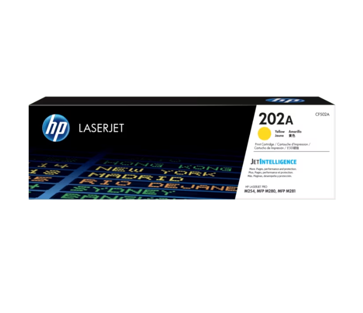 Toner HP 202A Yellow LaserJet Cartridge