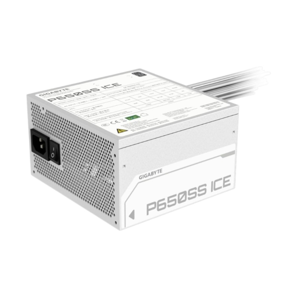 Fuente Gigabyte 650W 80+ Silver White