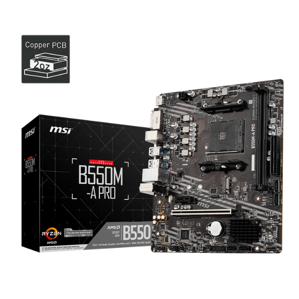 Mother MSI B550M-A PRO  sAM4 DDR4