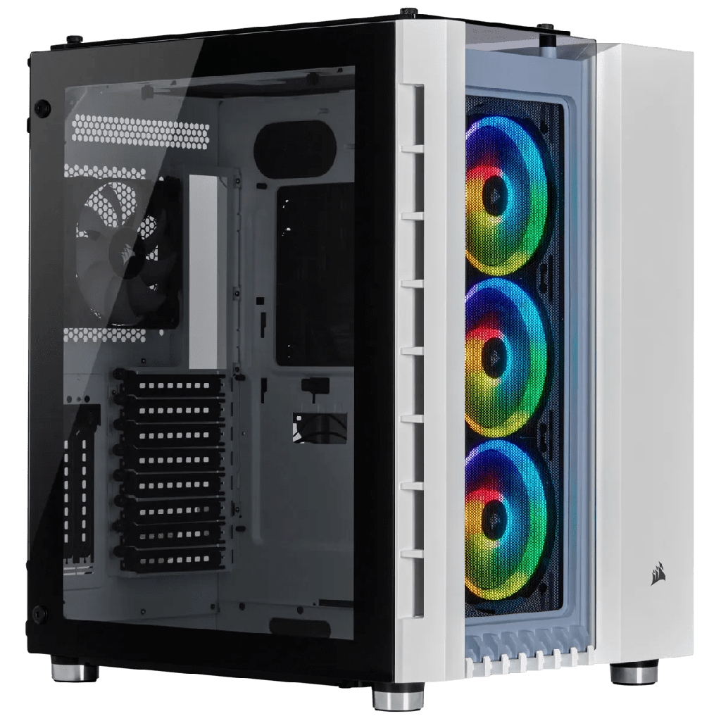 [101795] Gabinete Corsair Crystal 680X RGB ATX Tempered Glass Smart White (2736)