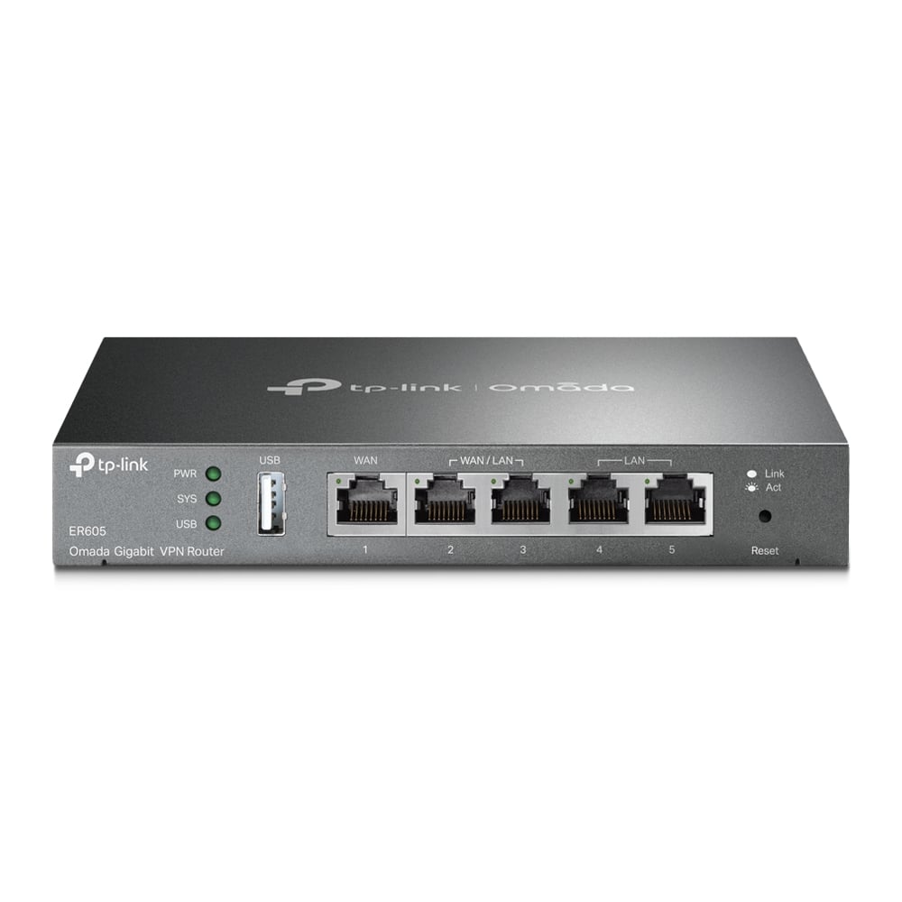 Router Tp-Link ER605 5 ptos Multiwan Omada Gigabit VPN