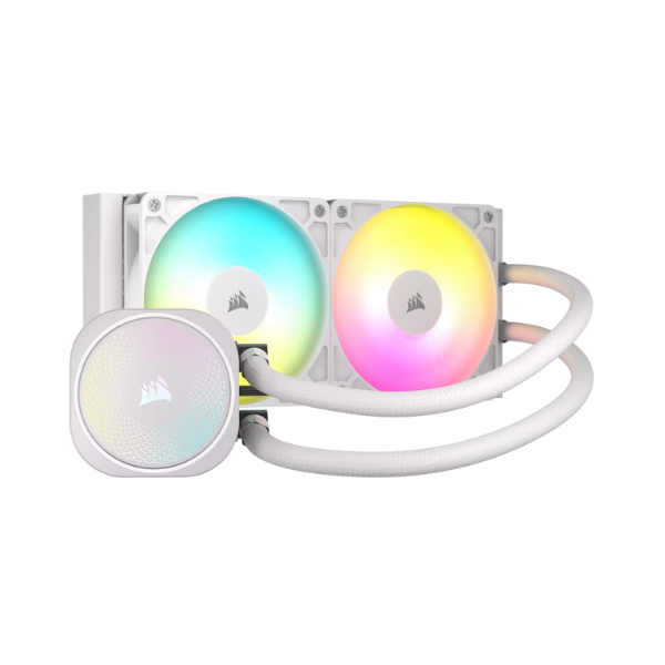 Water Cooling Corsair NAUTILUS 2x CPU Cooler 240mm RS ARGB White