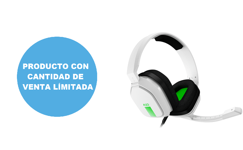[101831] Auricular c/mic Astro A10 White/Green Xbox PS4 Nint PC MAC 939-001851