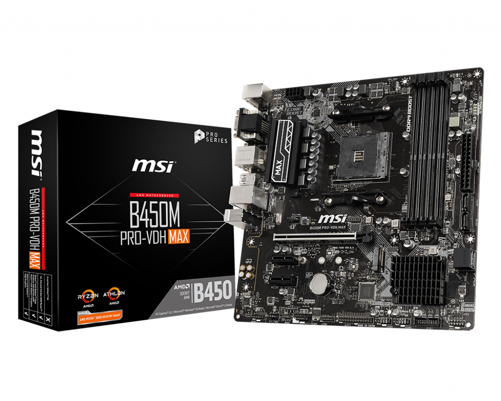 [101838] Mother MSI B450M PRO-VDH MAX SAM4