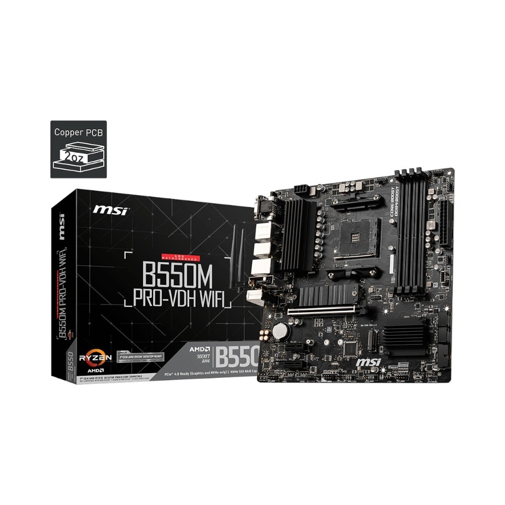 Mother MSI B550M PRO-VDH WIFI DDR4 AM4