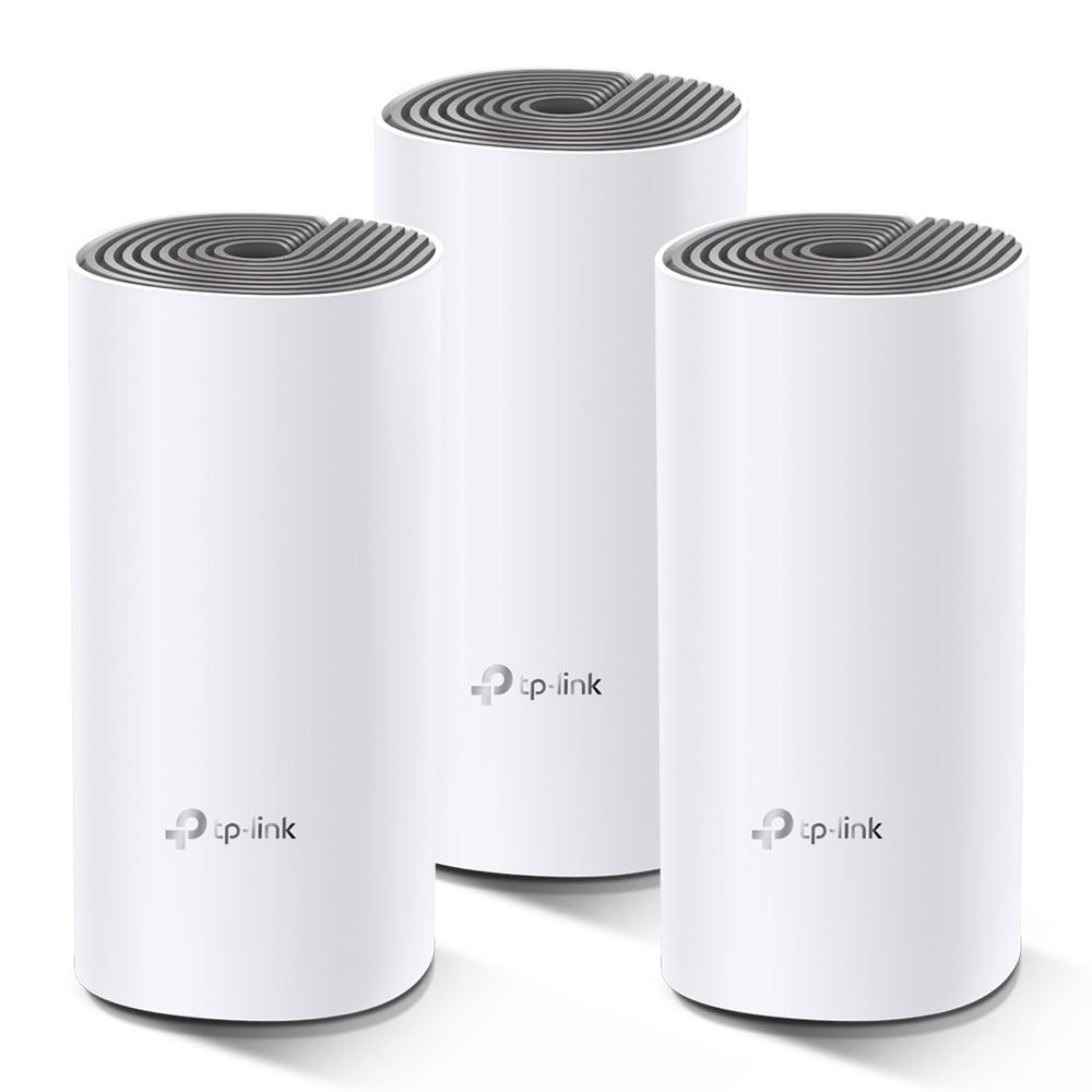 Extensor Indoor Deco E4 Pack de 3 Mesh TP Link AC1200 Wifi System