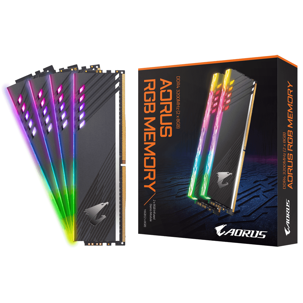 [101926] Memoria DDR4 Gigabyte 16Gb (2x8Gb) 3200 MHz Aorus RGB (8686)
