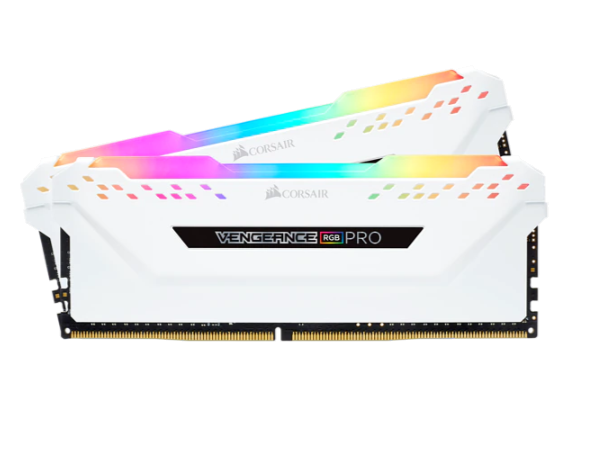 [101929] Memoria DDR4 Corsair 16Gb (2x8GB) 2666 MHz Vengeance RGB Pro White (8696)
