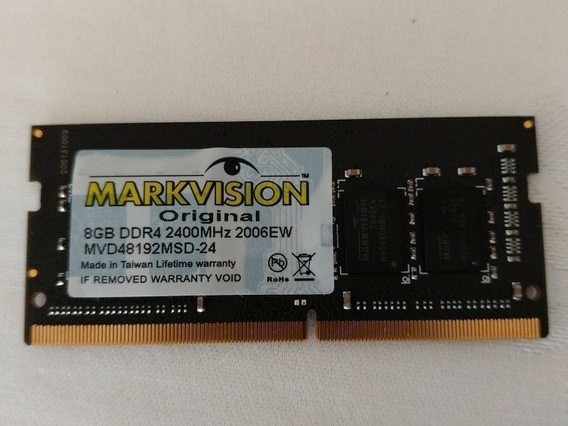 [101942] Memoria SODIMM DDR4 Markvision 8Gb 2400 MHz 1.20V BULK