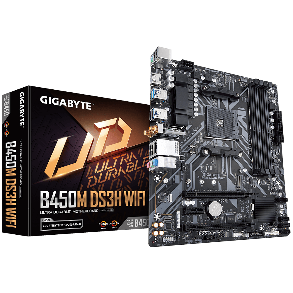 [101952] Mother GIGABYTE B450M DS3H WIFI sAM4 (5586)