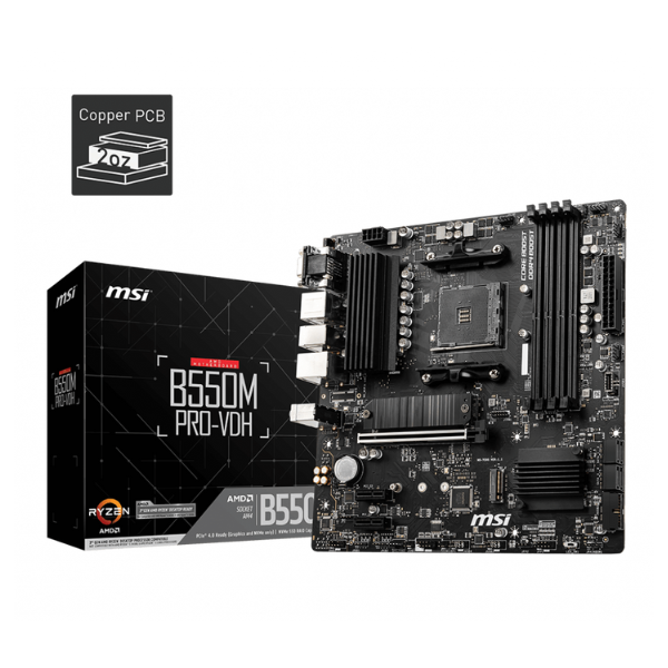 [102000] Mother MSI B550M PRO-VDH sAM4 DDR4