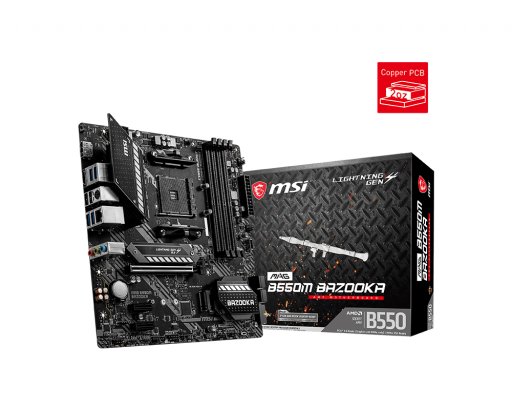 [102024] Mother MSI B550M BAZOOKA sAM4 DDR4 (3674)