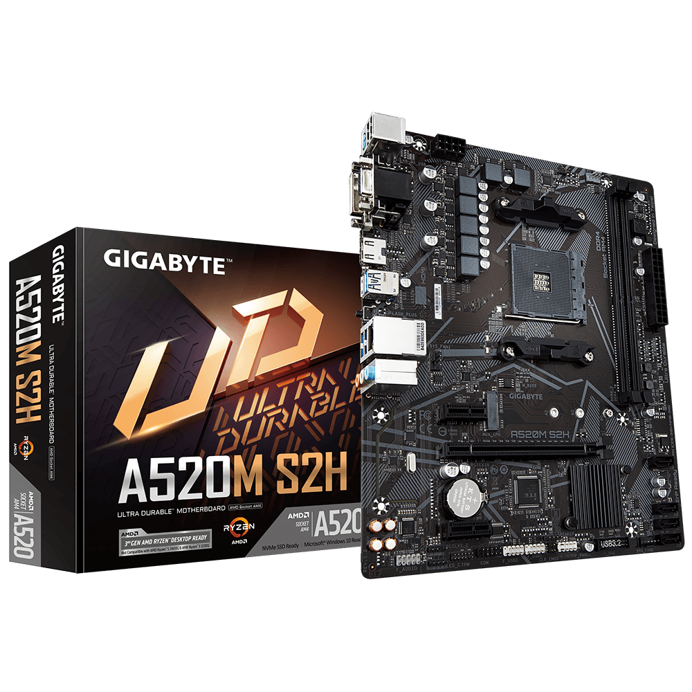 [102046] Mother GIGABYTE A520M S2H 1.0 DDR4 sAM4 (9720)