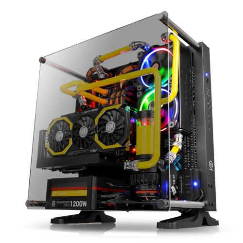 [102088] Gabinete TT Core P3 Tempered Glass Mid-Tower Black
