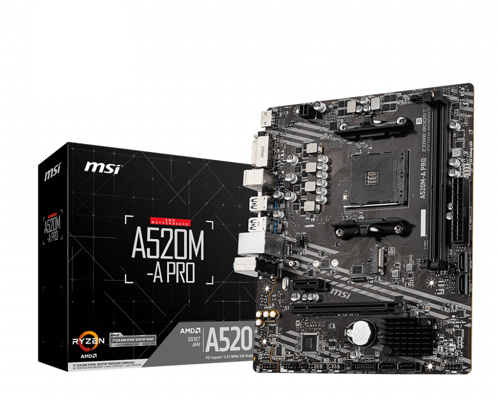 [102099] Mother MSI A520M-A PRO DDR4 AM4