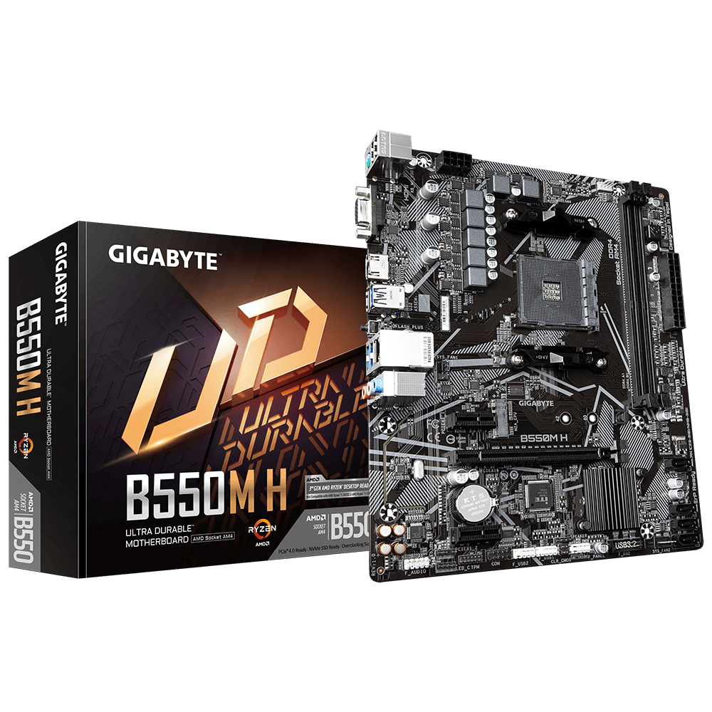 [102107] Mother GIGABYTE B550M H sAM4 DDR4 (3ra y 5ta Gen) (9577)