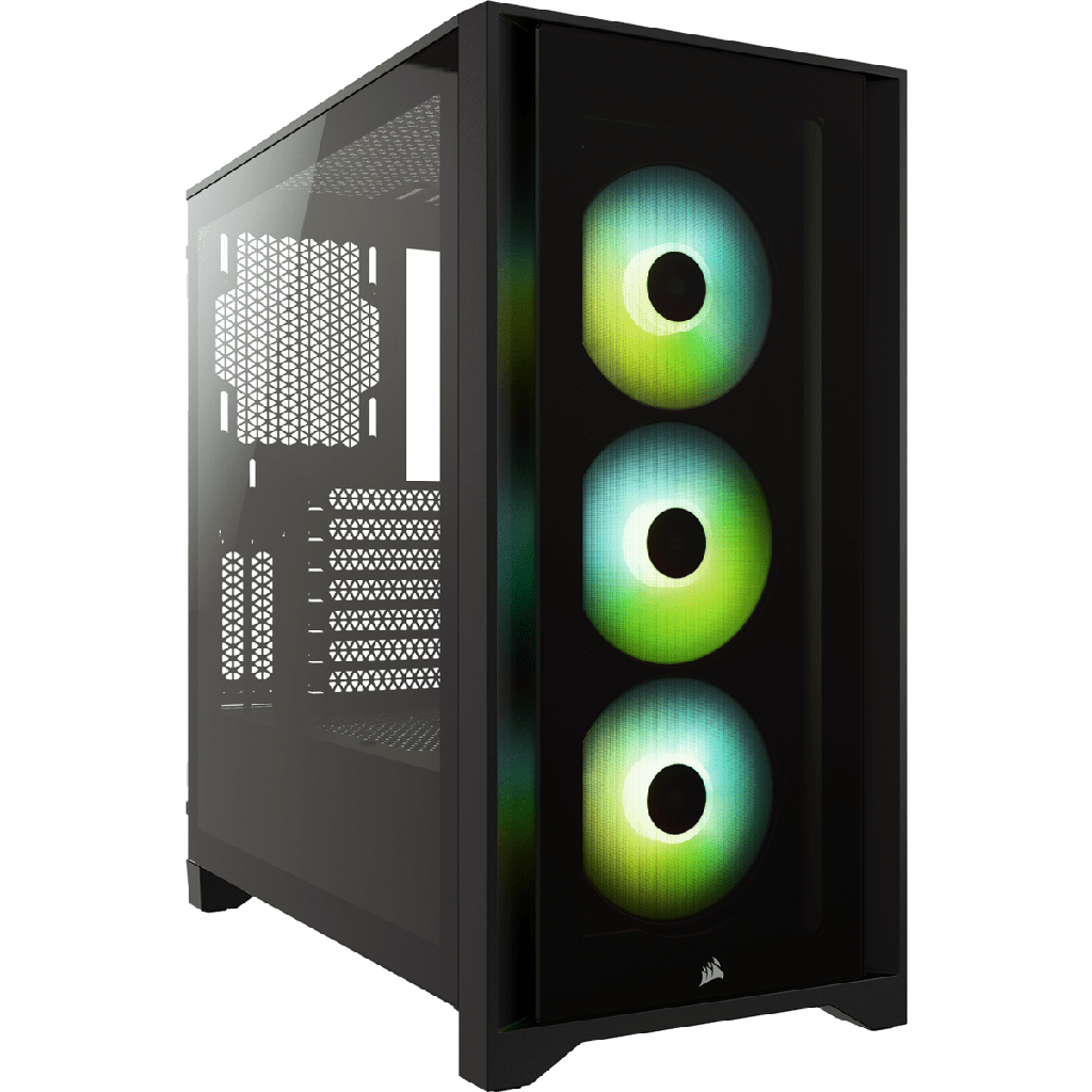 [102123] Gabinete Corsair iCUE 4000X RGB TG Mid-Tower Black
