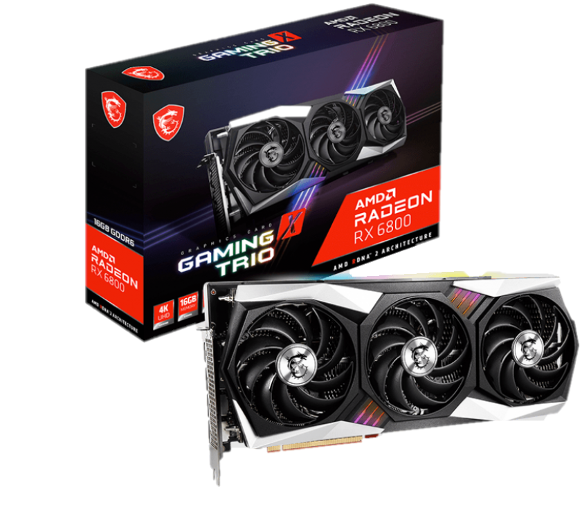 [102208] VGA MSI Radeon RX 6800 GAMING X TRIO 16G (0753)
