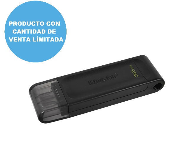[102227] Pen Drive KINGSTON DT70 32GB USB TYPE C  3.2 (5234)