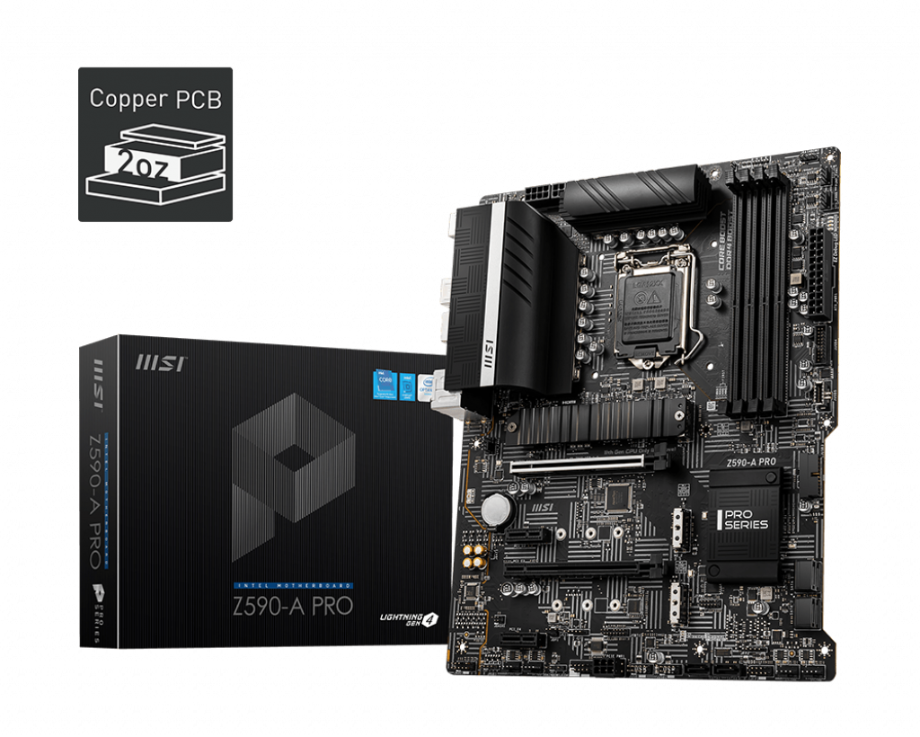 [102231] Mother MSI Z590-A PRO s1200 DDR4 (11va gen) (0543)