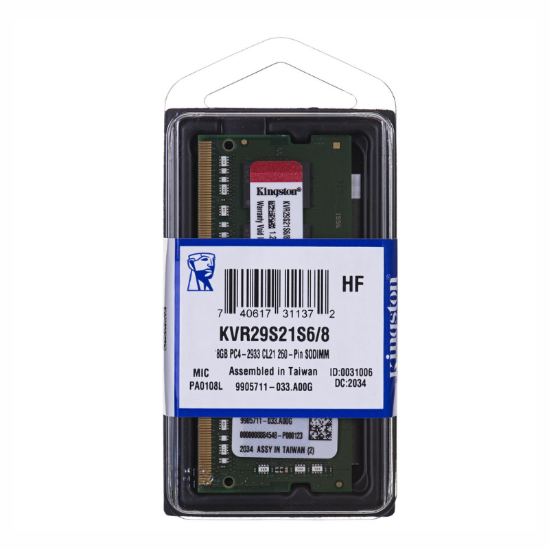 [102249] Memoria SODIMM DDR4 8GB 2933 Kingston (1372)