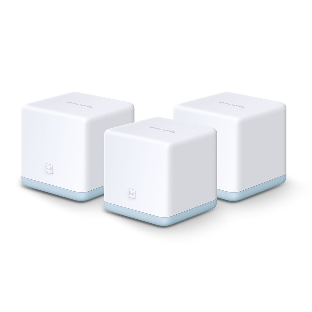 [102264] Halo S12 Pack de 3 Mesh Mercusys AC1200 Wifi System (9627)