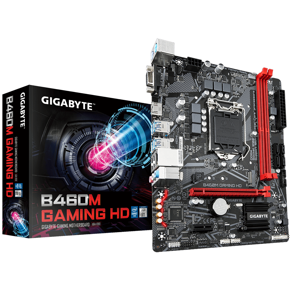 [102281] Mother GIGABYTE B460M GAMING HD mATX s1200 (10ma gen) (8938)