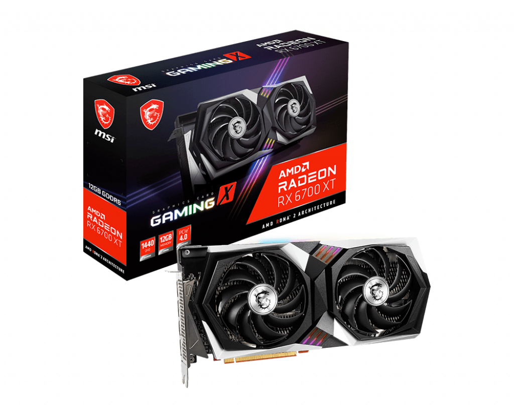 [102287] VGA MSI Radeon RX 6700 XT GAMING X 12G (6637)