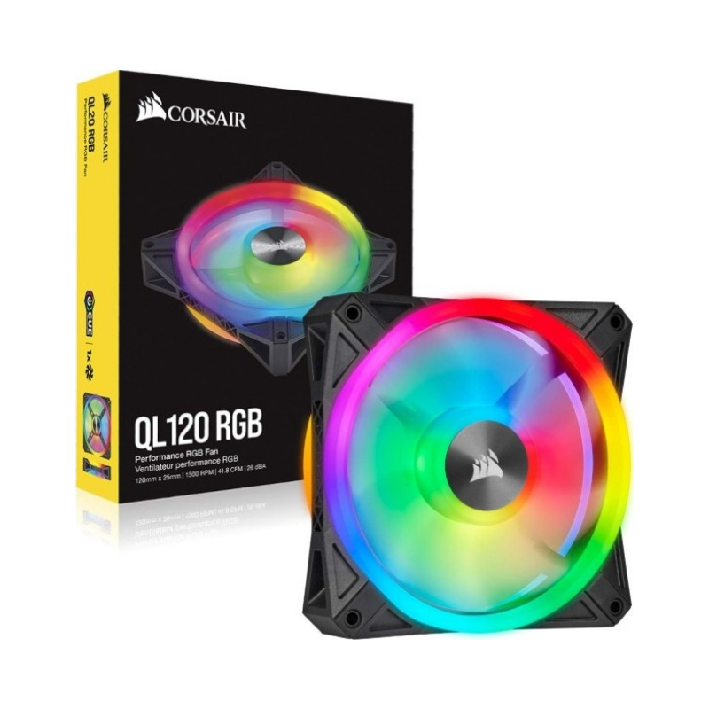 [102375] Fan Cooler Corsair iCUE QL120 RGB 120mm PWM