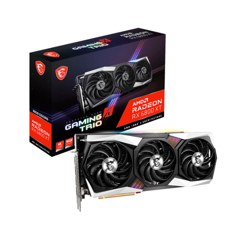 [102390] VGA MSI Radeon RX 6800 XT GAMING X TRIO 16G (0746)