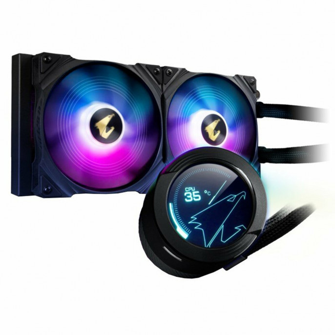 [102432] Water Cooling Gigabyte Aorus Waterforce X 240 ARGB  Liquid + Display (2145)