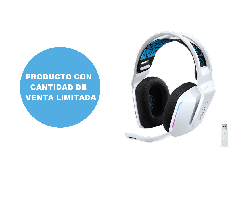[102451] Auricular Wir c/Microfono Logitech G733 Ed LOL KDA RGB 981-000989