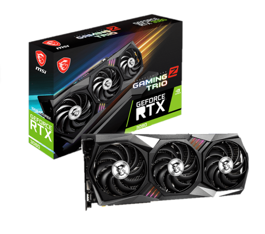 [102476] VGA MSI GeForce RTX 3080 GAMING Z TRIO 10G LHR (2160)