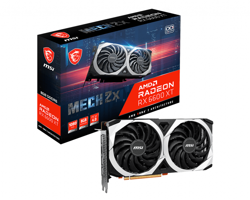 [102507] VGA MSI Radeon RX 6600 XT MECH 2X 8G OCV1 (9693)