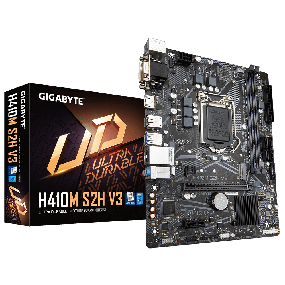 [102527] Mother GIGABYTE H410M S2H V3 s1200 DDR4 (10ma gen) (3535)