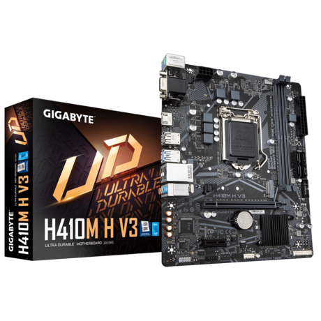 [102528] Mother GIGABYTE H410M H V3 s1200 DDR4 (10ma gen) (3542)