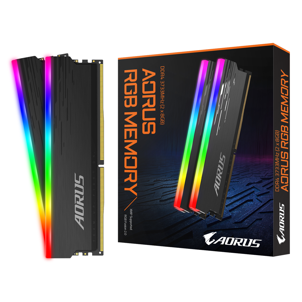 [102530] Memoria DDR4 Gigabyte 16Gb (2x8Gb) 3733 MHz Aorus Demo Kit RGB (9750)