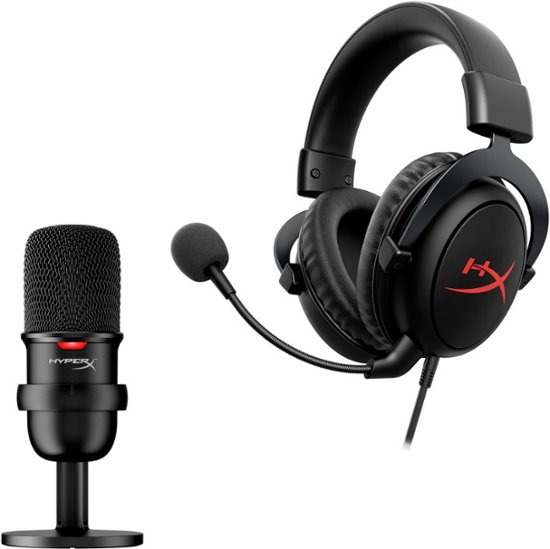 [102560] Bundle HyperX Streamer Auricular Cloud Core + Microfono SoloCast (0602)