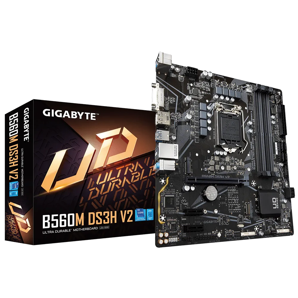 [102561] Mother GIGABYTE B560M DS3H V2 s1200 DDR4 (11va gen) (3719)